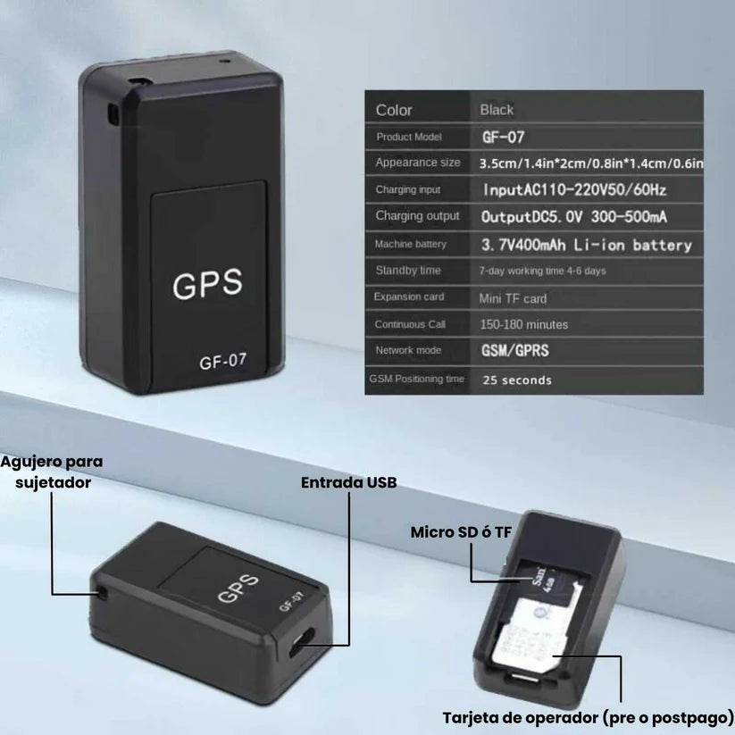 Mini Rastreador GPS + Audio