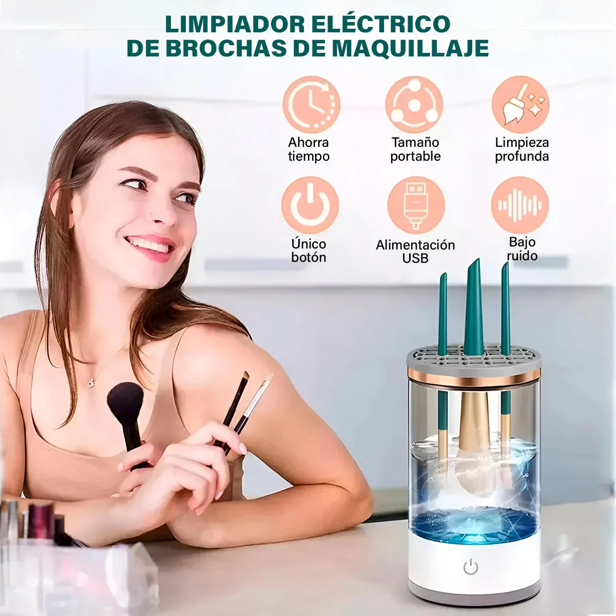 Limpiador De Brochas Eléctrico