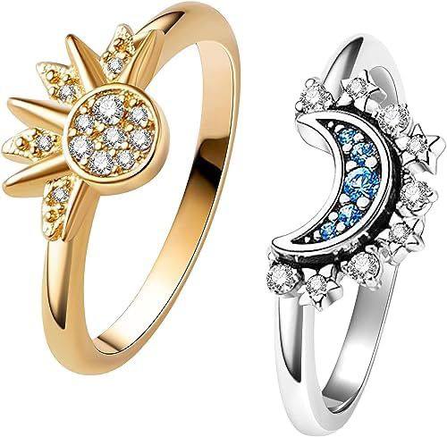 Anillo Sol & Luna 2 En 1
